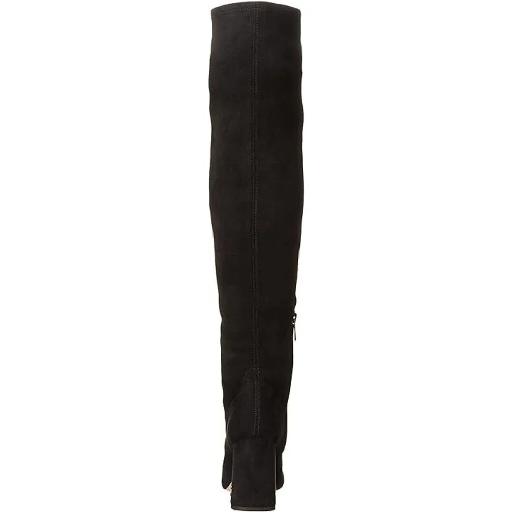 Sam Edelman Women's Cosette Over-The-Knee Boot Black Microsuede Stretch Size 9 M